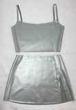 L Silver Sabina Top