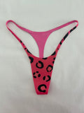 Pink Leopard Felix Thong