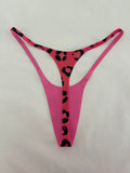 Pink Leopard Felix Thong